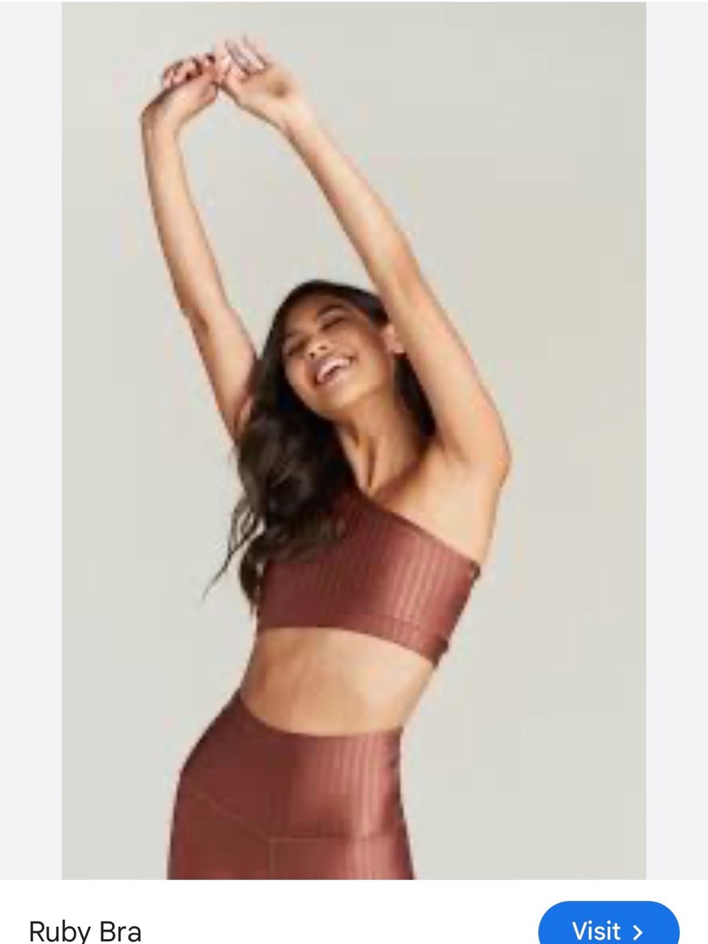 Strut this One-Shoulder Crop Top in Rust